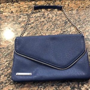 Navy blue hand purse